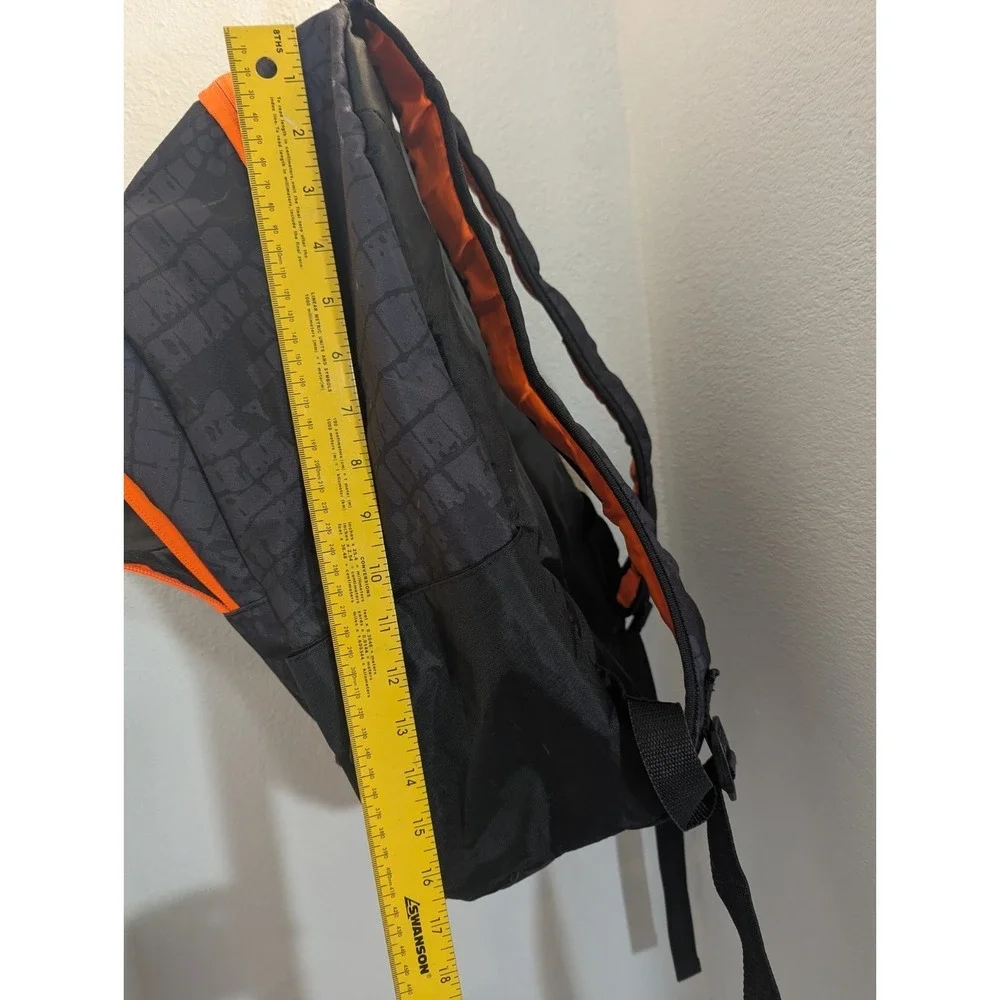 EastSport Backpack Large Black Gray Orange School Sports Daypack backpacking hik